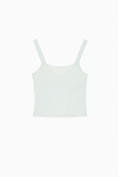 Patrizia Pepe TOP SUPER UȘOR - PATRIZIA PEPE - VERDE DESCHIS, M