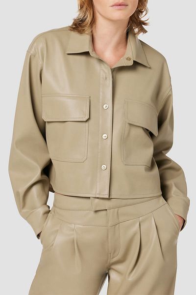 Hudson JACĂ BTN OVERSIZE CROPPED - HUDSON - BEJ, M