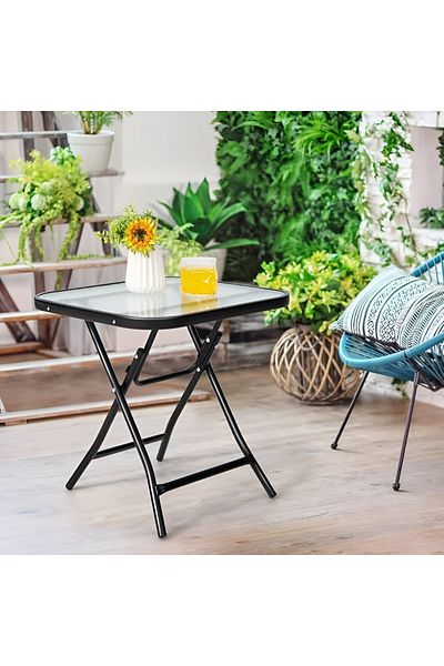 rexa Fast Food Restaurant Furniture Dining Table Folding Table 60 x 60 x 75 cm