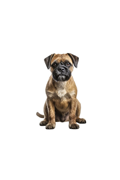 INOVATIX Set de 8 piese, autocolant Border Terrier șezând, INOVATIX®. 6 cm