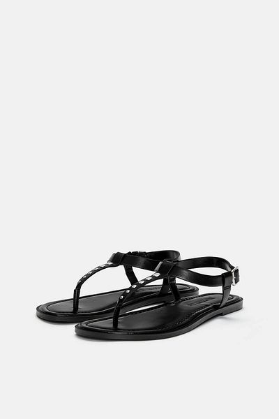 Pull & Bear Embellished flat sandals