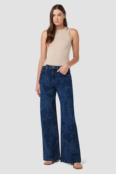 Hudson JODIE JEANS CU CRÂȘ LAT - HUDSON - 28, ALBASTRU