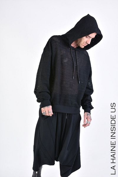 La Haine Inside Us UNISEX OVERSIZE SWEATSHIRT - LA HAINE INSIDE US - BLACK, M/L