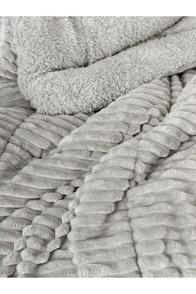 swilex * Box Wave Gray Double Quilt