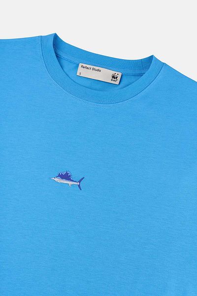 WWF Market Tricou ușor Sailfish - Albastru