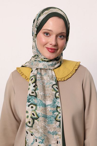 LuvenSara Patterned Silk Shawl