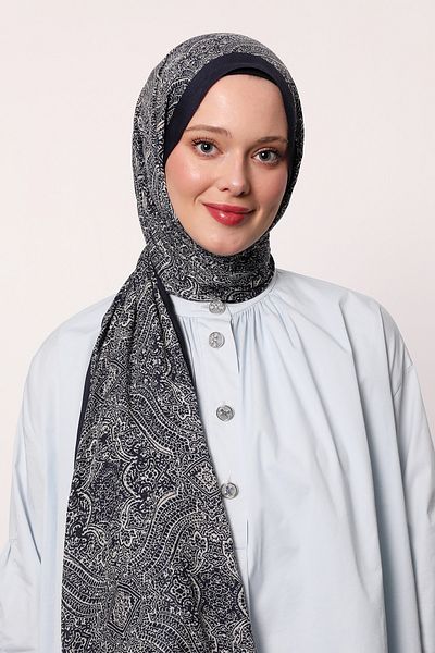 LuvenSara Patterned Silk Shawl