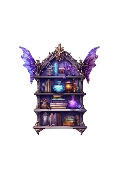 INOVATIX Set of 8 pieces, Magic Library Sticker, INOVATIX®. 6 cm