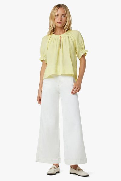 Joe's Jeans THE AVERY WIDE LEG ANKLE JEANS - JOE'S JEANS - CREAM, 27
