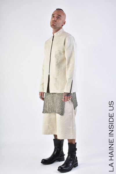 La Haine Inside Us JACHETĂ JAQUARD REGULARĂ - LA HAINE INSIDE US - BEJ, XL