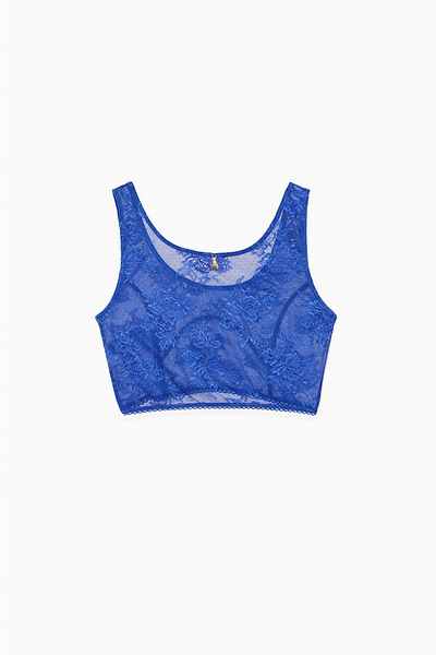 Patrizia Pepe LACE TOP - PATRIZIA PEPE - ROYAL BLUE, M