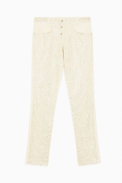Patrizia Pepe JEANS CU STRASURI - PATRIZIA PEPE - CREM, 26