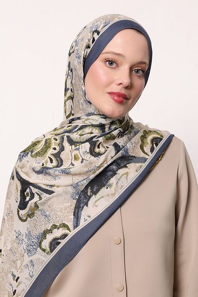 LuvenSara Patterned Silk Shawl