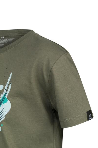 2AS Aja Παιδικό εμπριμέ μπλουζάκι Χακί 216