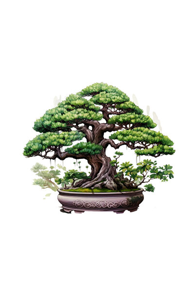 INOVATIX Set de 8 bucăți, autocolant Platon Bonsai, INOVATIX®. 6 cm