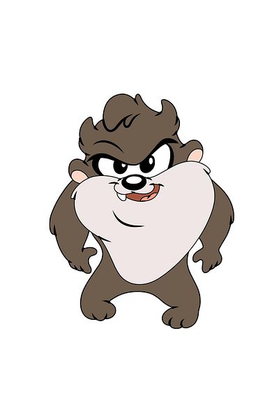 INOVATIX Set de 8 piese, autocolant Baby Looney Tasmanian Devil, INOVATIX®. 6 cm