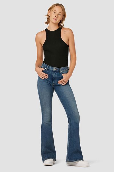 Hudson HOLLY HIGH-RISE FLARE JEANS - HUDSON - BLUE, 30