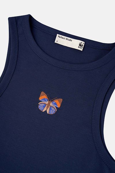 WWF Market Kallima Parelekta Premium κοντό φόρεμα - Navy Blue