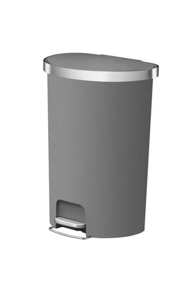 EKO EK62211 55L Eco Plastic Waste Bin Grey