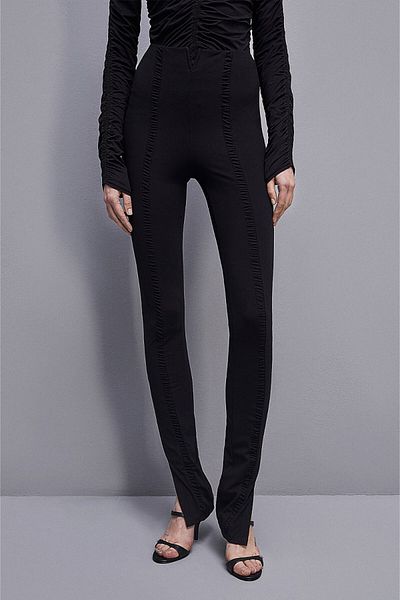 Patrizia Pepe ESSENTIAL JERSEY LEGGINGS - PATRIZIA PEPE - GREEN, M