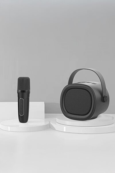 Miniso Mikrofon ve Kablosuz Hoparlör Set Model:A16 (Siyah)