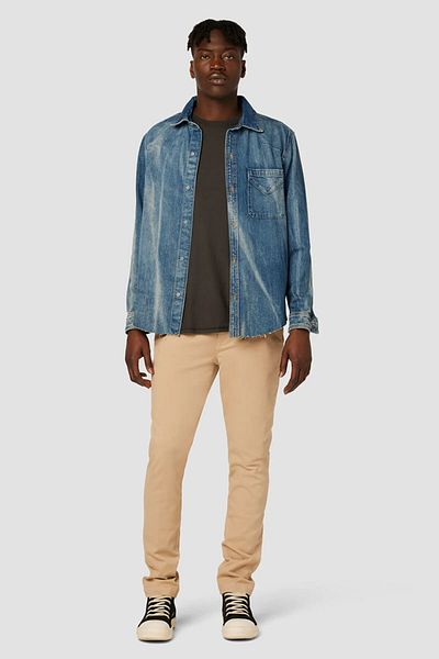Hudson PANTALONI CHINO CLASICI SLIM DREPȚI - HUDSON - BEJ, 31