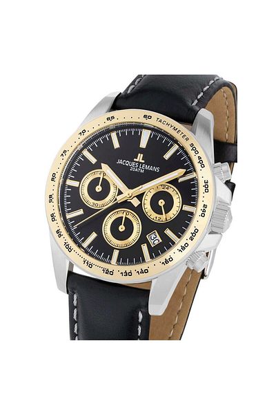 Jacques Lemans Ανδρικό Ρολόι 1-1877d, Quartz, 40mm, 20atm
