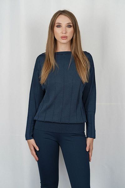 Patrizia Pepe PULOVER SUPRAIMIZAT - PATRIZIA PEPE - ALBASTRU, M