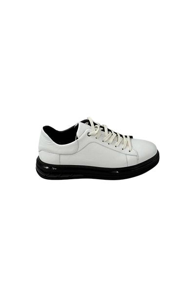 CLASS WOOD Classwood 01209 Men's Leather Sports Shoes White