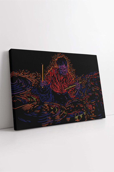 KOSS Dijital Pictură pe pânză cu tobe, pictură cu toboșar, pânză pentru muzician, pictură modernă, design la modă, calitate premium