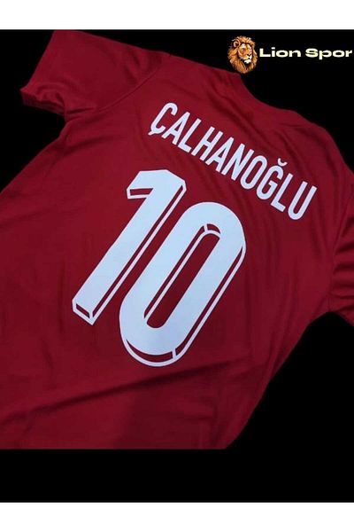 Lion Spor ΤΟΥΡΚΙΑ ΚΟΚΚΙΝΟ ΕΙΔΙΚΟ ΣΧΕΔΙΟ ΤΖΕΡΣΕΪ Hakan Çalhanoğlu 01