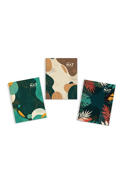 Arhi Design Notebook 21x27, spiral bound, AR, 80 sheets, 75 g/m2, 3 PCS/SET