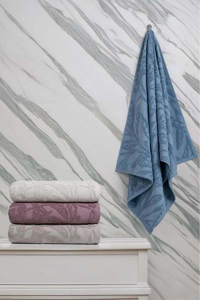 Altınbaşak Σετ πετσετών χεριών Milena Jacquard 4 τεμαχίων - 50x90