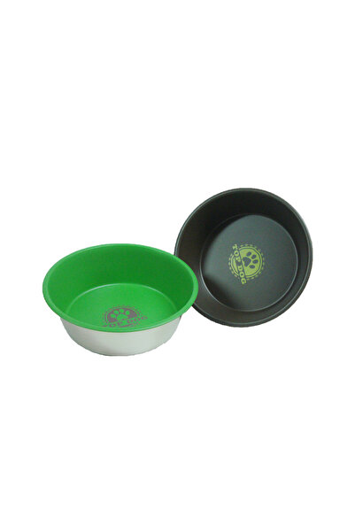 RAINTECH Stainless Steel Feeding Bowl with Special Bottom Paint & Print - 25.0cm