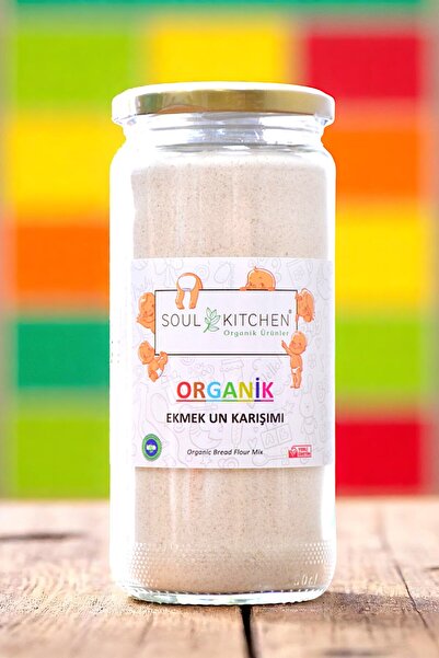 Soul Kitchen Organik Ürünler Organik Ekmek Un Karışımı cam 250gr
