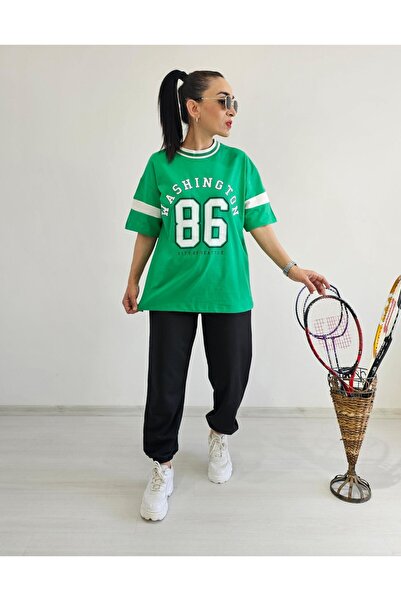 6 butik altı üstü butik Tricou cu imprimeu cu numere