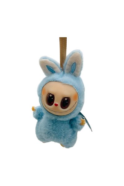 BaoBao Labubu albastru dinozaur 15cm – plus moale si adorabil, perfect pentru joaca, BaoBao