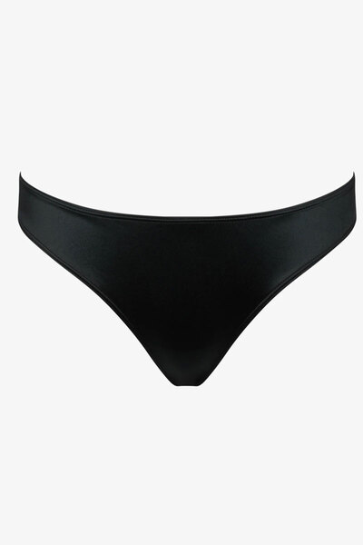 Maison Close BIKINI TANGA GLOW - - L, NEGRU/ALB