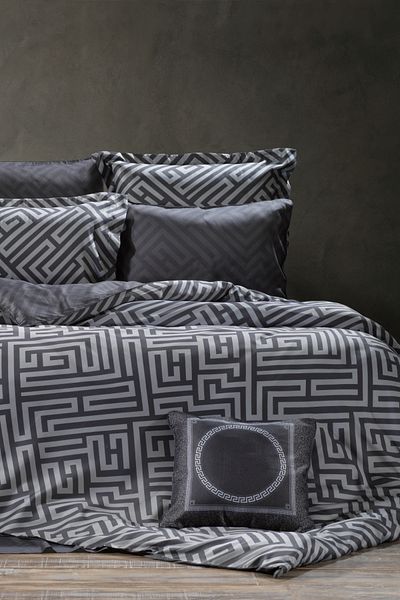 ZEBRA CASA Volga 7 Piece Double Silk Bedding Set