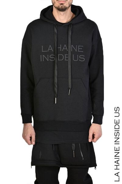 La Haine Inside Us SURVIVE SWEATSHIRT - LA HAINE INSIDE US - BLACK, XXXL