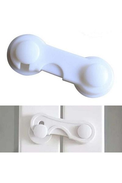 swilex Baby Child Safety Self Adhesive Screwless Door Lock for Drawer and Cabinet