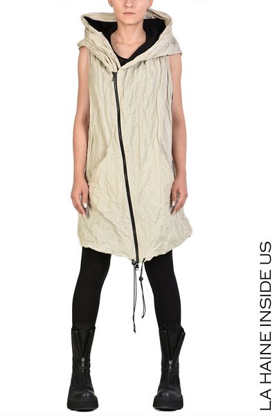 La Haine Inside Us ELECTRIC VEST - LA HAINE INSIDE US - BEIGE, XS/S