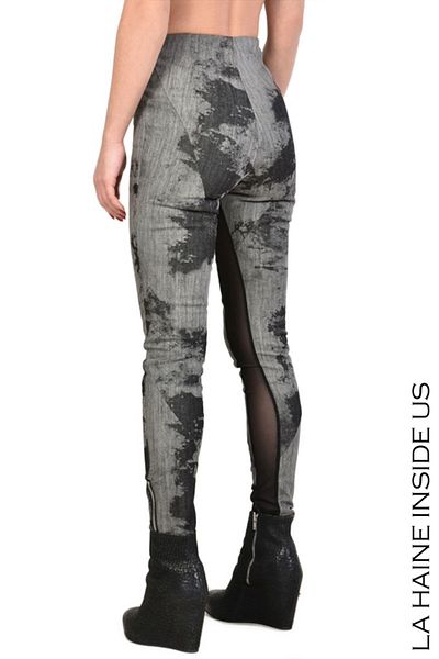La Haine Inside Us Lemans Skinny Denim Pants - - Gray, L