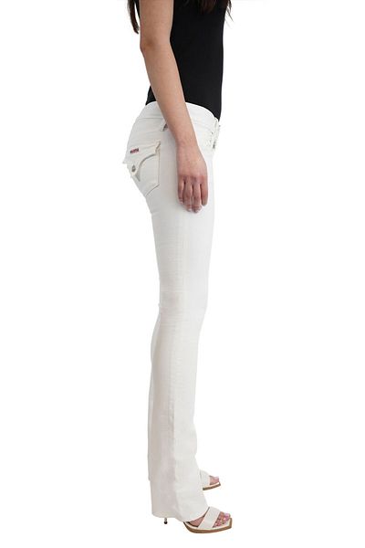Hudson CIZMĂ BEBELUȘI JEANS BETH MIDRISE (CU CLAPETĂ) - HUDSON - ALB, 24