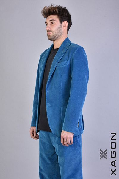 EXAGON JACHETĂ STRETCH REGULAR - XAGON - ALBASTRU, 46