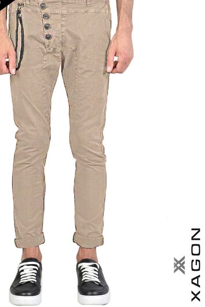 EXAGON GROUND SOUL TROUSERS - XAGON - BEIGE, 50