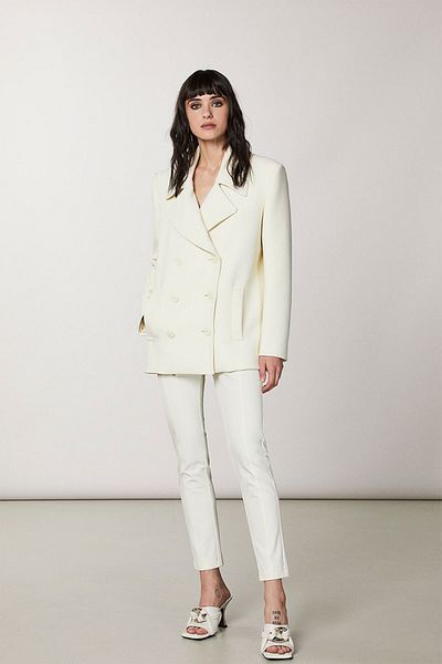Patrizia Pepe SHORT COAT - PATRIZIA PEPE - BEIGE, 40