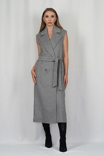 Patrizia Pepe LONG VEST - PATRIZIA PEPE - GREY, 38