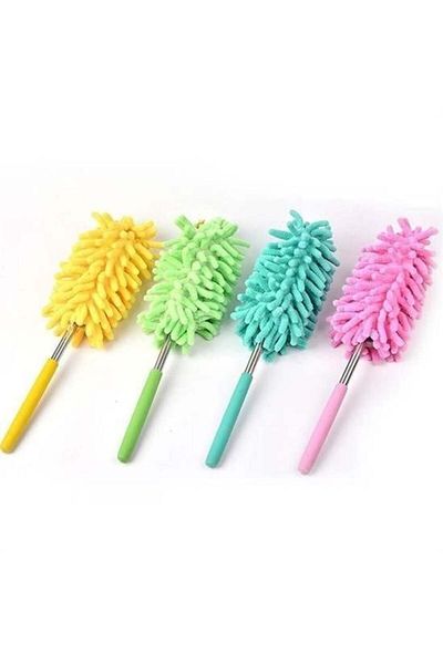 TRENDLERİN Byrxdn Telescopic Microfiber Practical Extendable Dusting Brush Apparatus Byrnew