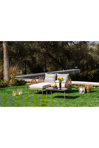 Vivense MARE BOHEM MODÜLER MİNİ KÖŞE BAHÇE VE BALKON TAKIMI